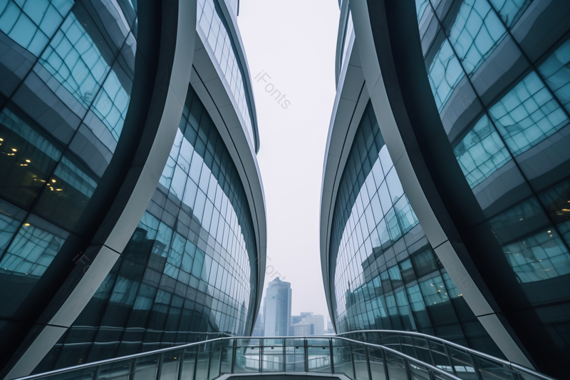 实拍绿色商业街外立面商场环境摄影背景,高清,摄影图,摄影图片,图片大全,摄影图免费下载